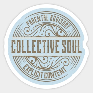 Collective Soul Vintage Ornament Sticker